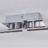 Madel Deckenleuchte Chrom, Nickel-Matt, 4-flammig