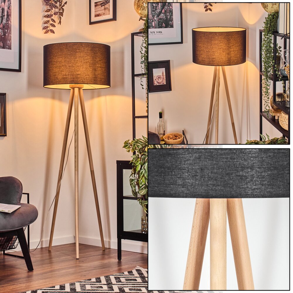 Flemming Stehleuchte Naturfarben, 1-flammig main product photo