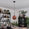 Gastor Hängeleuchte Glas 25 cm Kupferfarben, 1-flammig