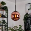 Gastor Hängeleuchte Glas 25 cm Kupferfarben, 1-flammig