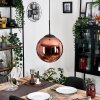Gastor Hängeleuchte Glas 30 cm Kupferfarben, 1-flammig