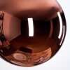Gastor Hängeleuchte Glas 30 cm Kupferfarben, 1-flammig