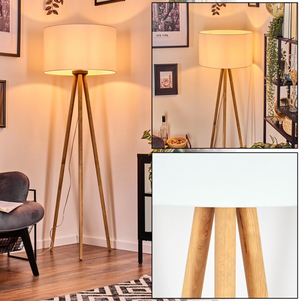 Flemming Stehleuchte Naturfarben, 1-flammig main product photo