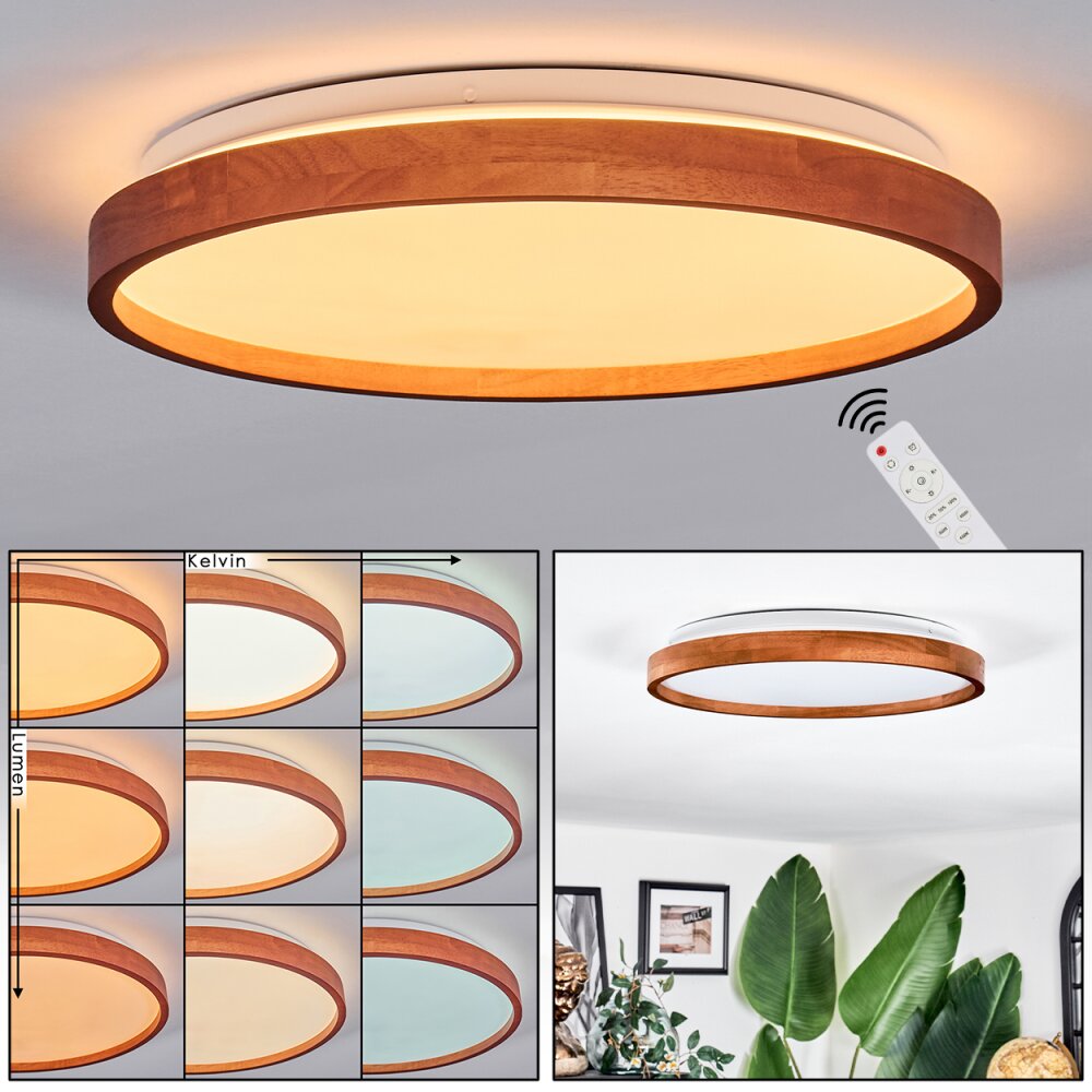 Sofo Deckenleuchte LED Weiß, 1-flammig, Fernbedienung main product photo