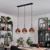 Gastor Hängeleuchte Glas 20 cm Klar, Kupferfarben, 3-flammig
