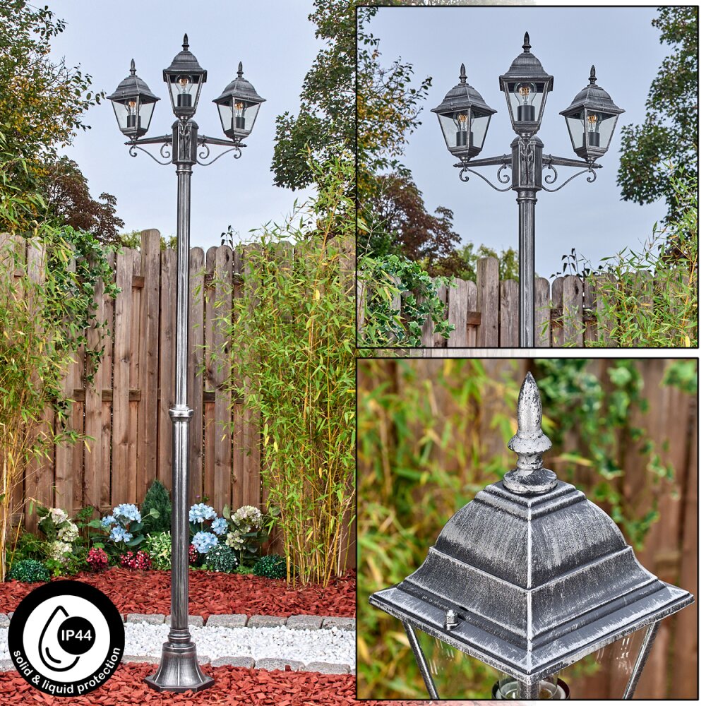 Naofe Kandelaber Schwarz, Silber, 3-flammig main product photo