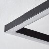 Pompu Deckenleuchte LED Naturfarben, Schwarz, 1-flammig