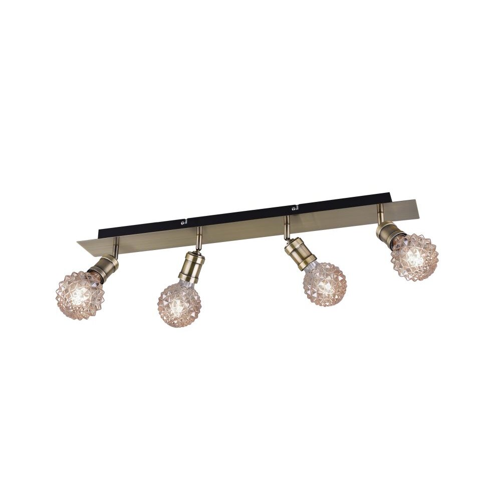 Trio Leuchten CARL Strahler Altmessing, 4-flammig main product photo