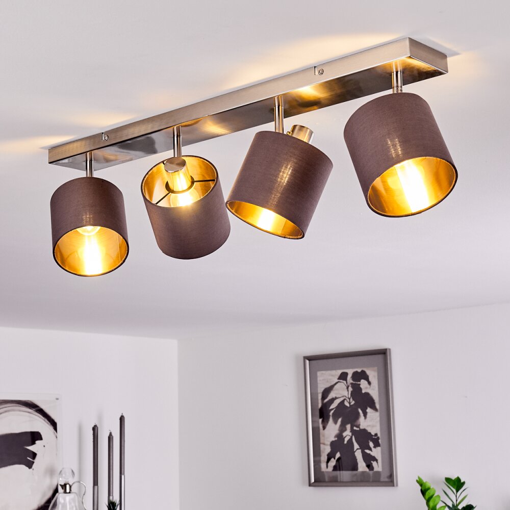 Alsen Deckenleuchte Nickel-Matt, 4-flammig main product photo
