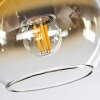 Koyoto Deckenleuchte Glas 15 cm Gold, Klar, 4-flammig