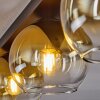 Koyoto Deckenleuchte Glas 15 cm Gold, Klar, 4-flammig