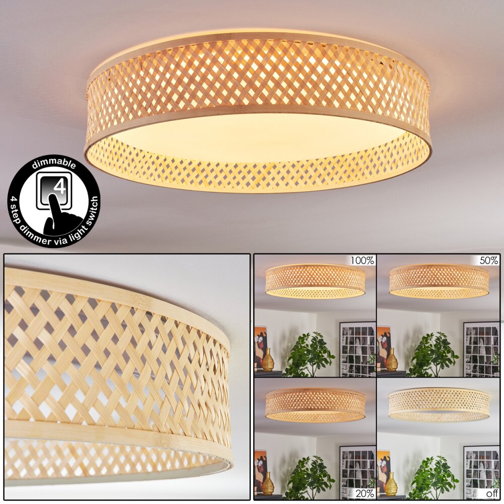 Barroco Deckenleuchte LED Naturfarben, Weiß, 1-flammig main product photo