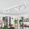 Gesteira Deckenleuchte Chrom, Weiß, 6-flammig