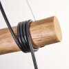 Koyoto Pendelleuchte Glas 15 cm Naturfarben, Schwarz, 3-flammig