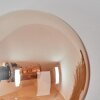 Chehalis Wandleuchte Glas 10 cm, 12 cm Bernsteinfarben, Rauchfarben, 3-flammig