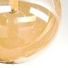 Chehalis Deckenleuchte Glas 12 cm, 15 cm Bernsteinfarben, Rauchfarben, 3-flammig
