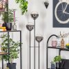 Gastor Stehleuchte Glas 15 cm Schwarz, 3-flammig