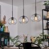 Apedo Hängeleuchte Glas 20 cm Klar, 3-flammig