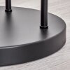 Koyoto Stehleuchte Glas 15 cm Schwarz, 3-flammig