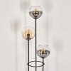 Koyoto Stehleuchte Glas 15 cm Schwarz, 3-flammig