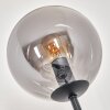 Gastor Stehleuchte Glas 15 cm Schwarz, 3-flammig