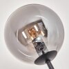 Gastor Stehleuchte Glas 15 cm Schwarz, 3-flammig