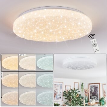 Dacen Deckenleuchte LED Weiß, 1-flammig, Fernbedienung Dacen Deckenleuchte LED Weiß, 1-flammig, Fernbedienung