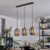 Apedo Hängeleuchte Glas 20 cm Rauchfarben, 3-flammig