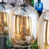 Apedo Hängeleuchte Glas 20 cm Bernsteinfarben, 3-flammig