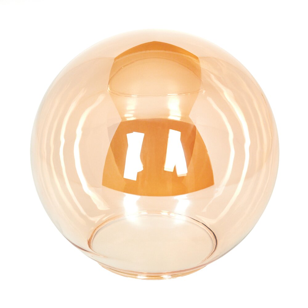 Glas-Lampenschirm Gastor Ersatzglas 20 cm Bernsteinfarben main product photo