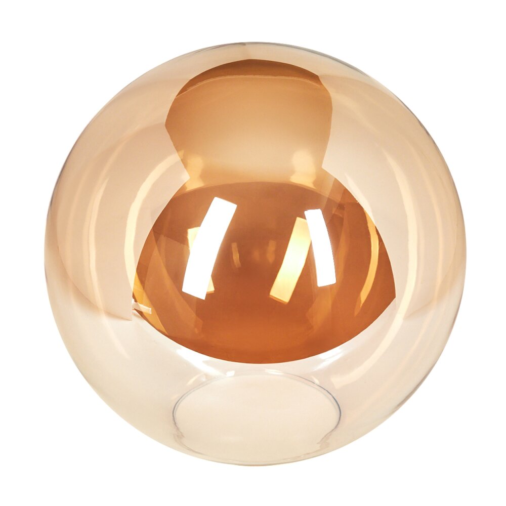 Glas-Lampenschirm Gastor Ersatzglas 25 cm Bernsteinfarben main product photo
