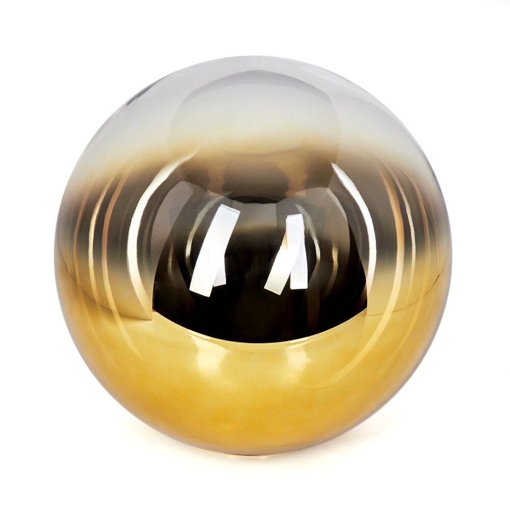 Lampenschirm aus Glas Gastor Ersatzglas 30 cm Gold, Klar main product photo