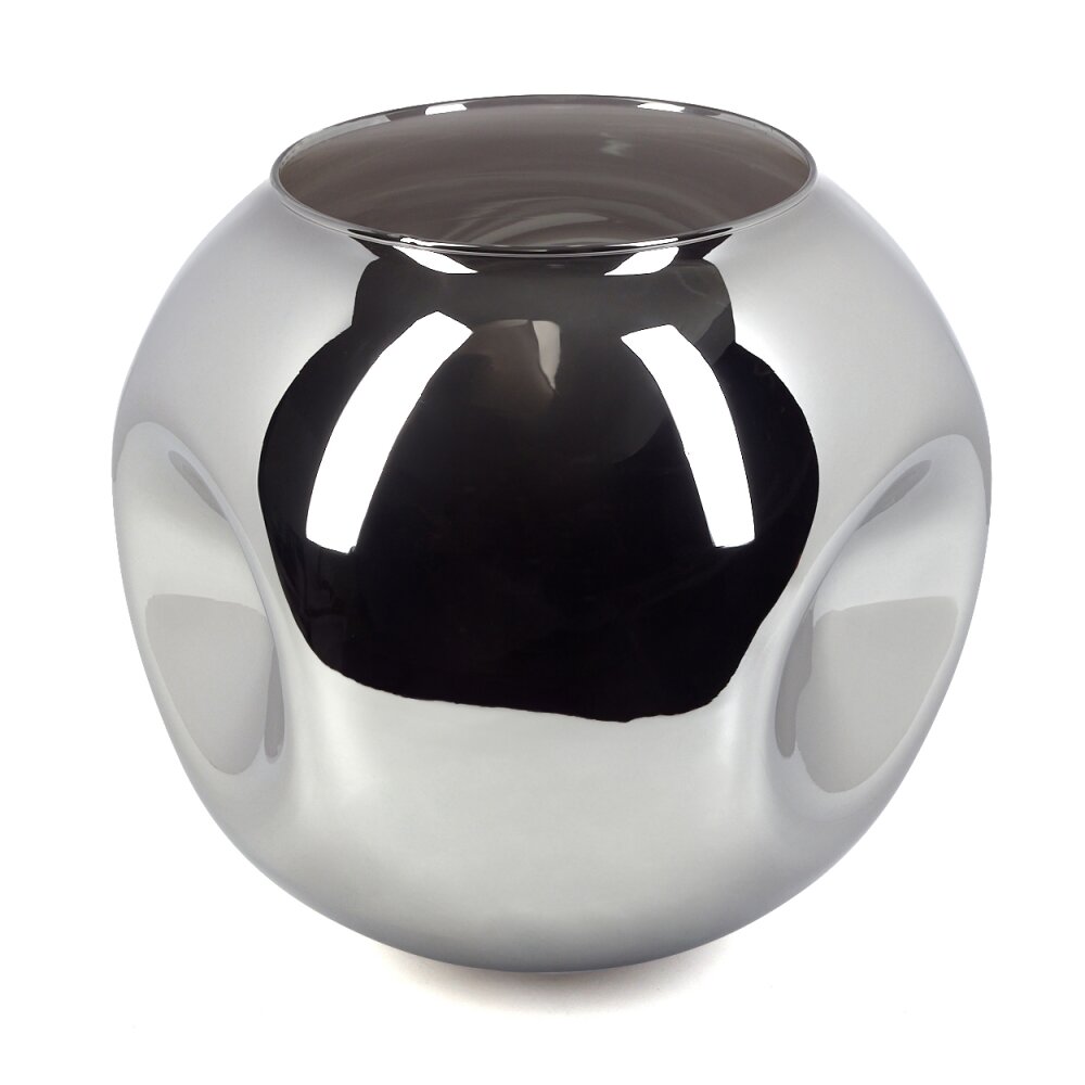 Lampenschirm aus Glas Ripoll Ersatzglas 25 cm Chrom, Rauchfarben main product photo