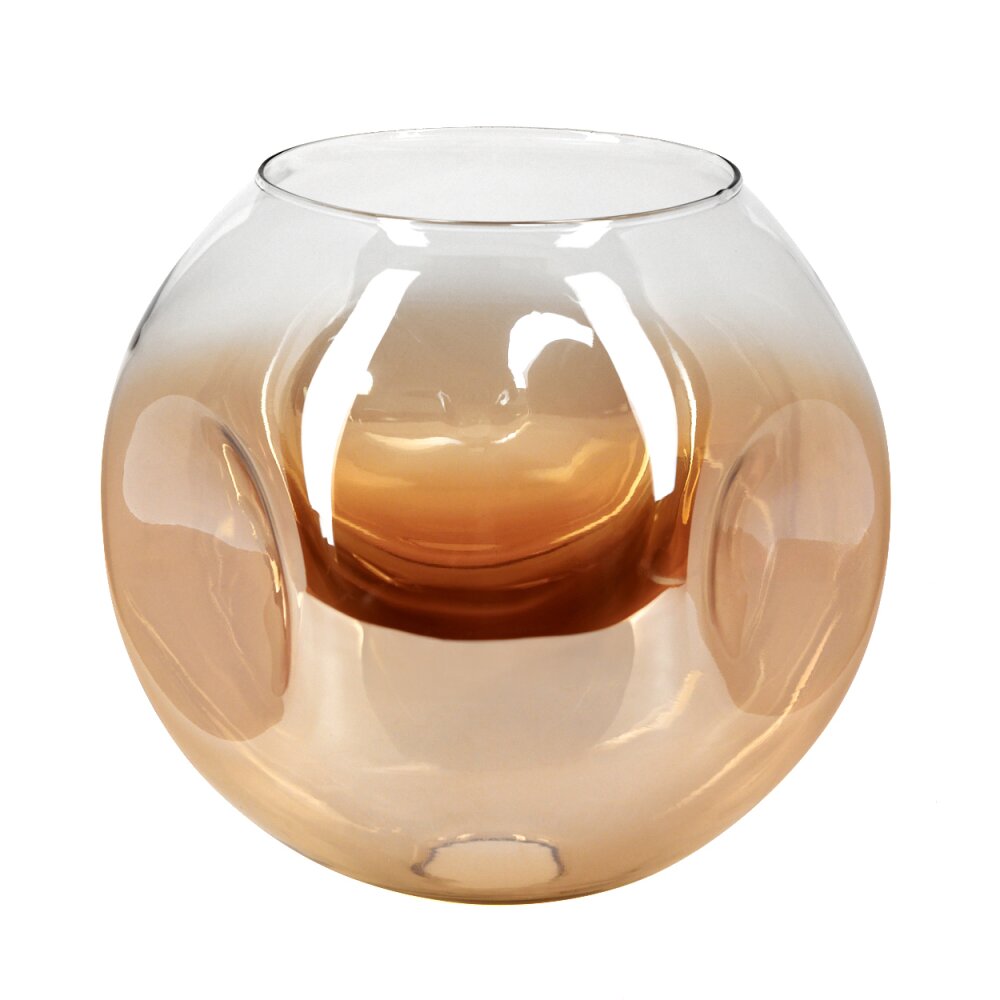 Lampenschirm aus Glas Ripoll Ersatzglas 25 cm Bernsteinfarben, Klar main product photo