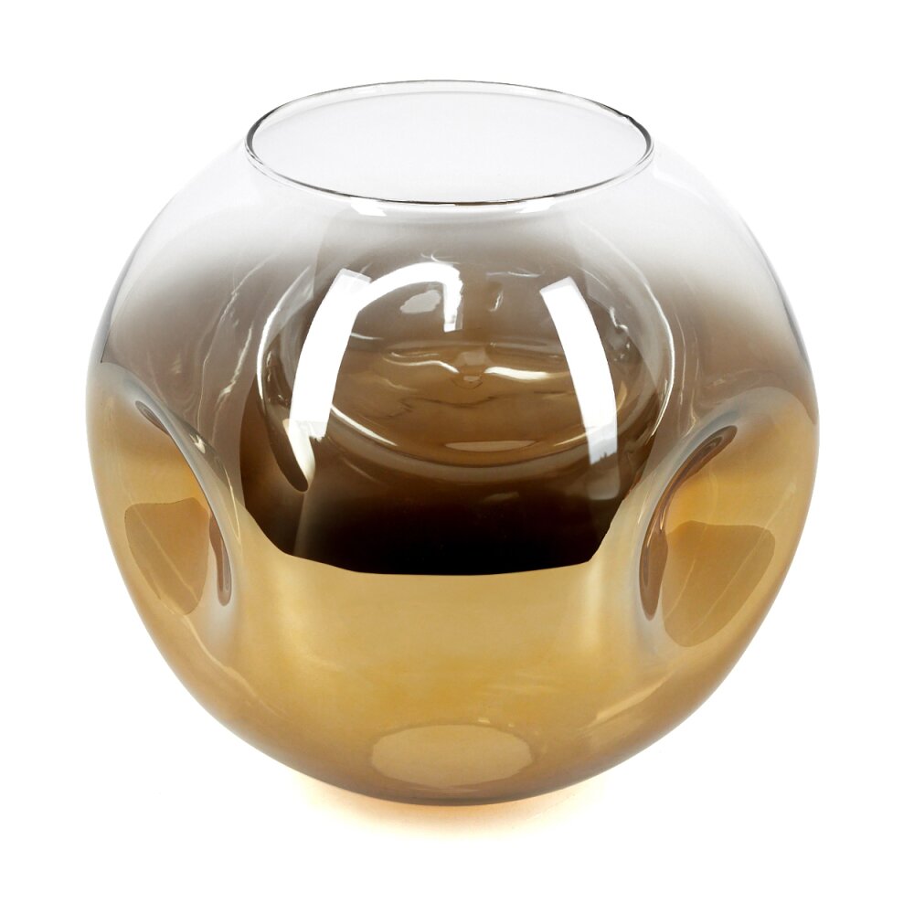 Glaslampenschirm Ripoll Ersatzglas 20 cm Gold, Klar main product photo