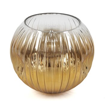 Glas-Lampenschirm Ripoll Ersatzglas 15 cm Gold, Klar
