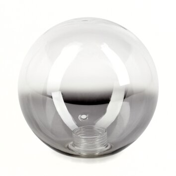 Glas-Lampenschirm Bernado Ersatzglas 10 cm Rauchfarben