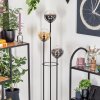 Gastor Stehleuchte Glas 15 cm Schwarz, 3-flammig