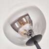 Gastor Stehleuchte Glas 15 cm Schwarz, 3-flammig