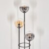 Gastor Stehleuchte Glas 15 cm Schwarz, 3-flammig