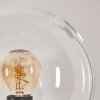 Gastor Stehleuchte Glas 15 cm Schwarz, 3-flammig