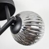 Chehalis Deckenleuchte Glas 12 cm Rauchfarben, 3-flammig