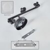 Chehalis Deckenleuchte Glas 10 cm Weiß, 3-flammig