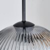 Koyoto Hängeleuchte Glas 20 cm, 25 cm, 30 cm Schwarz, 3-flammig