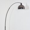 Baloca Stehleuchte 21,5 cm Chrom, Schwarz, 1-flammig