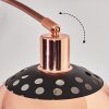 Baloca Stehleuchte 21,5 cm Kupferfarben, Schwarz, 1-flammig