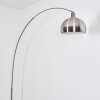 Baloca Stehleuchte 27 cm Nickel-Matt, Schwarz, 1-flammig