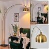 Baloca Stehleuchte 27 cm Gold, Schwarz, 1-flammig