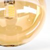 Chehalis Deckenleuchte Glas 10 cm, 12 cm Bernsteinfarben, 3-flammig