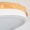 Hiral Deckenleuchte LED Naturfarben, Weiß, 1-flammig
